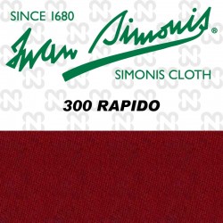 PANNO SIMONIS 300 RAPIDO 195 ROSSO BURGUNDY   COMPOSIZIONE: 90% lana - 10%  nylon
