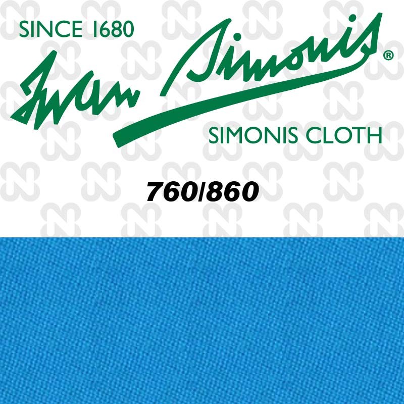 PANNO SIMONIS 760 195 TOURNAMENT BLU   COMPOSIZIONE: 70% lana - 30% nylon